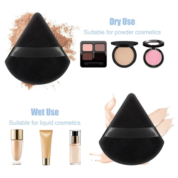 Powder Puff Face Makeup Sponge Cosmetics Soft Cotton Face Powder Puff  Washable Velvet Makeup Puff Tools - Image 4
