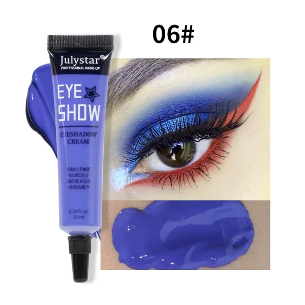 Julystar Colorful Waterproof Liquid Colored Eye Makeup Matte eye shadow Cream - Image 13