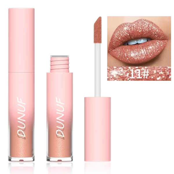 New Matte Glitter Liquid Lipstick Diamond Shiny Lip Gloss Waterproof LongLasting Pearl Lipgloss Women Lip Tint Makeup Maquillaje - Image 12
