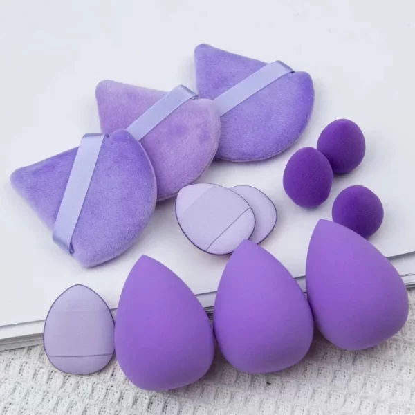 12/14Pcs Makeup Sponge Blender Beauty Egg with Storage Bottle Cosmetic Puff Foundation Sponges Powder Puffs Make Up Accessories - Image 6