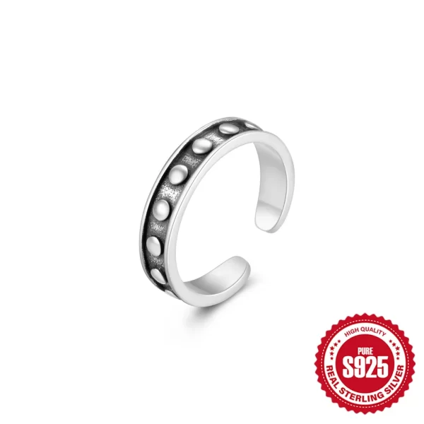 Aide 925 Sterling Silver Vintage Flower Toe Ring High Quality For Women Summer Vacation Beach Party Minimalist Jewelry Gift Feet - Image 8