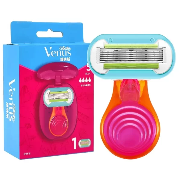 Gillette Venus Razor for Women Girls Ultra Thin Layers Blade with Lubricating Soap Safty Razor Shaving & Hair Removal - Image 2