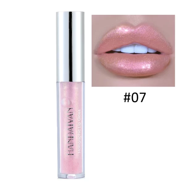 Handaiyan Lip Gloss Longlasting Glitter Lip Glaze Lipstick Liquid Waterproof Moisturize Luminous Shimmer Shiny Lipgloss Makeup - Image 8