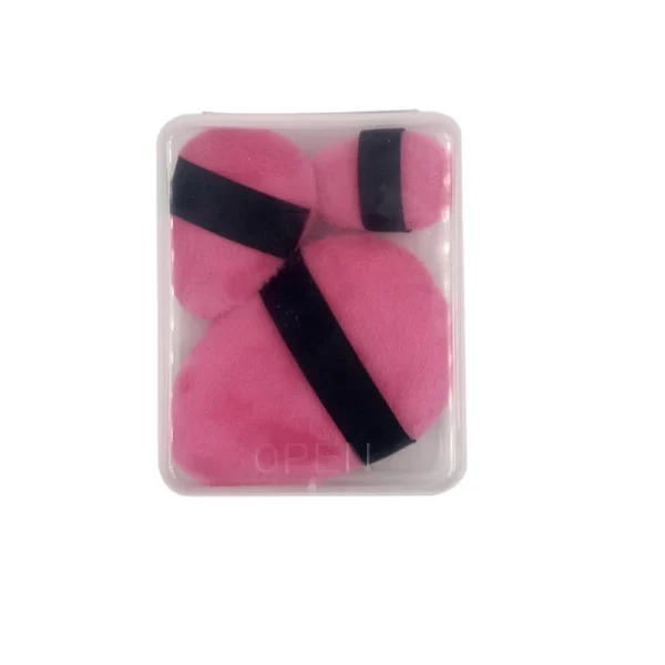 Cotton Purple Powder Puff Large Medium And Small Mini Eye Shadow No Dead Corner Makeup Puff Cosmetic Tool - Image 16