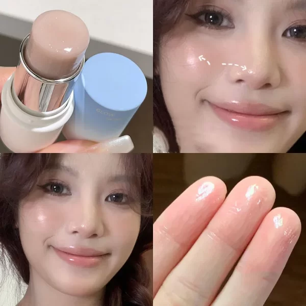 Shimmer Highlighter Stick Natural Water Light Clear Fine Shining Pearl Contour Shading Brightening Face Illuminator Dupes Makeup - Image 8