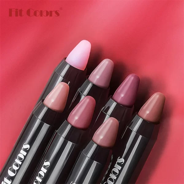 1PC 8 Colors Velvet Matte Lipsticks Pencil Waterproof Long Lasting Sexy Red Lip Stick Non-Stick Cup Makeup Lip Tint Pen Cosmetic - Image 3