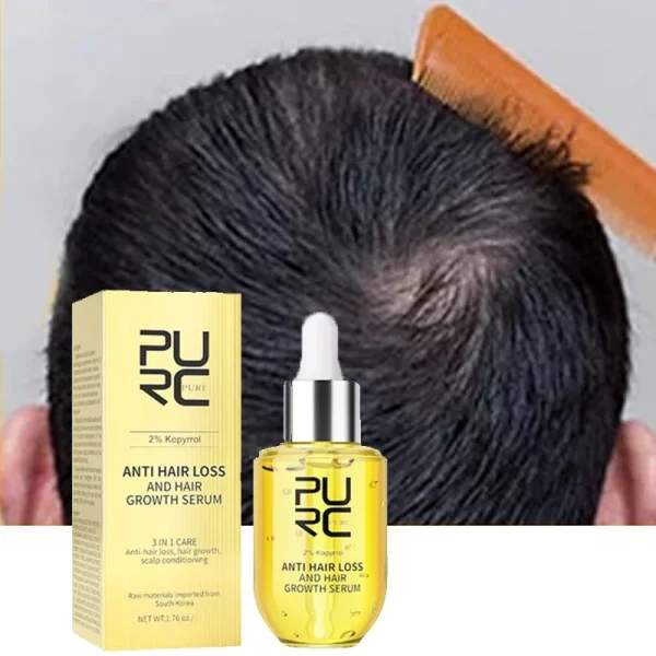 PURC Fast Hair Growth for Men Women Ginger Oil Care Anti Hair Loss Scalp Treatment Serum Beauty Health Products - Image 2