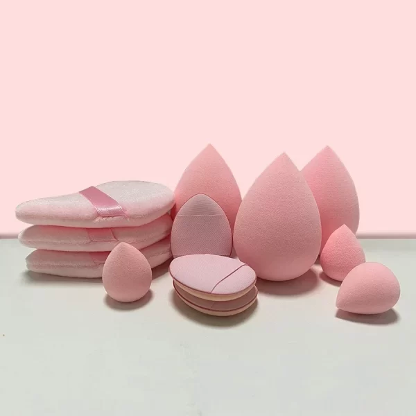 12/14Pcs Makeup Sponge Blender Beauty Egg with Storage Bottle Cosmetic Puff Foundation Sponges Powder Puffs Make Up Accessories - Image 8