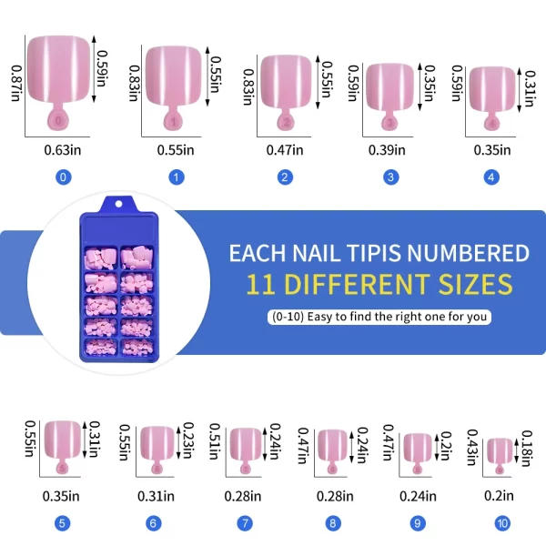 100Pcs/Box Short Square Fake Toenails Solid Color Acrylic Foot Nail Art Tip Press On Full-Cover Toenails Toe Extension Tools - Image 7