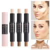 Double-ended Face Contour Concealer Stick Waterproof Oil-control Matte Natural V-face Shaping Contouring Highlight Pen Cosmetics - Image 3