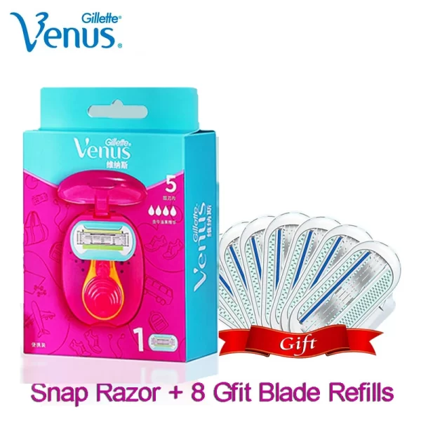 Gillette Venus Razor for Women Girls Ultra Thin Layers Blade with Lubricating Soap Safty Razor Shaving & Hair Removal - Image 9