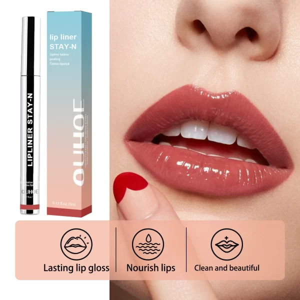 Waterproof Lip Liner Long Lasting Matte Sexy Plumper Peel off Lipliner Contour Tint Lipstick Charming Gloss Tatto Makeup Pencil - Image 5