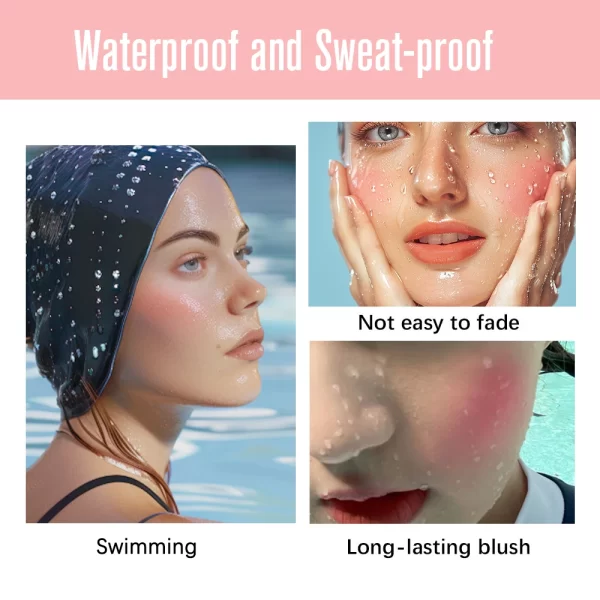 Butter Blush Single Color Matte Natural Cheek Tint Waterproof Face Contouring Cosmetics Blush Powder Face Soft Female Makeup - Image 5