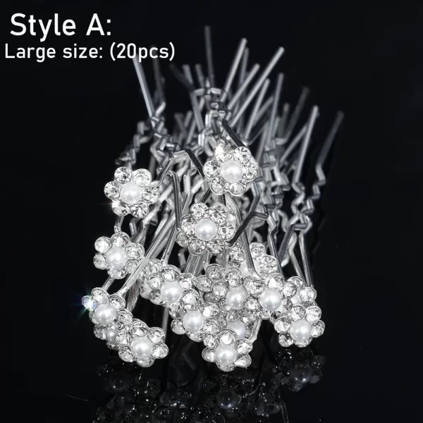 Silver Color Pearl Rhinestone Wedding Hair Combs Hair Accessories for Women Accessories Hair Ornaments Jewelry Bridal Headpiece - Image 12