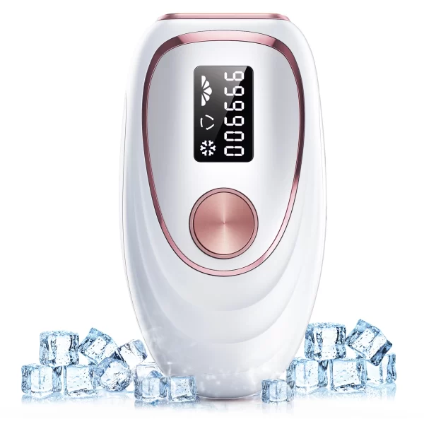 IPL Hair Removal Ice Cooling Women Men Upgraded 999,900 Flashes 5 Levels Permanent whole body Hair Removal Device Laser Epilator - Image 7