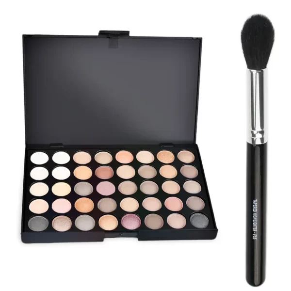 40 Colors Matte Eyeshadow Pallete Make Up Earth Palette EyeShadow Makeup Glitter Waterproof Lasting Makeup Add Eye Shadow Brush - Image 8