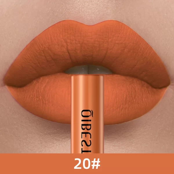 QIBEST Matte Liquid Lipstick Waterproof Long Lasting Velvet Mate Nude Red Lip Gloss Lint Tube Makeup Cosmetic Lipsticks Lipgloss - Image 19