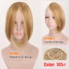 HUAYA Synthetic Hair Bangs Clips Front Side Long Bangs Fake Fringe Clip In Hair Extensions Accessories for Women - Image 35