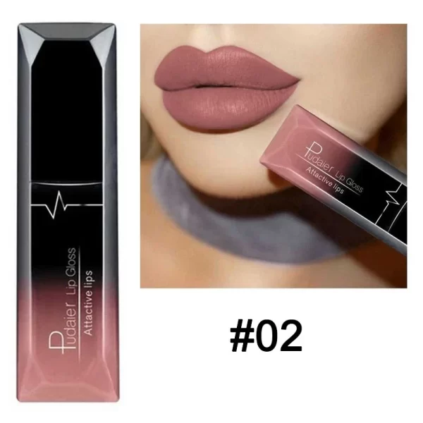 Waterproof Nude Matte Velvet Glossy Lip Gloss Lipstick Lip Balm Sexy Red Lip Tint 21 Colors Women Fashion Makeup Christmas Gifts - Image 27
