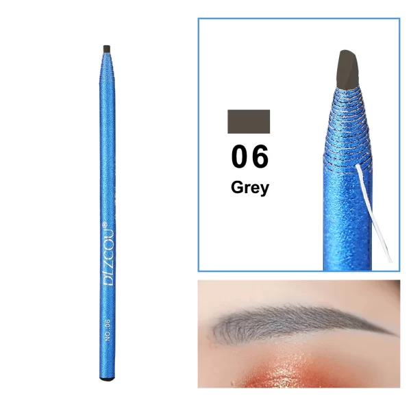 Eyebrow Pencil Waterproof Microblading Eyebrow Pen Stencil Tint Tattoo Eyebrows Makeup Sweat-proof Long Lasting Eye Brow Pencil - Image 9