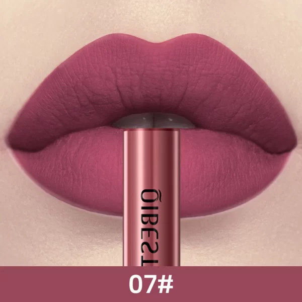 QIBEST Matte Liquid Lipstick Waterproof Long Lasting Velvet Mate Nude Red Lip Gloss Lint Tube Makeup Cosmetic Lipsticks Lipgloss - Image 8