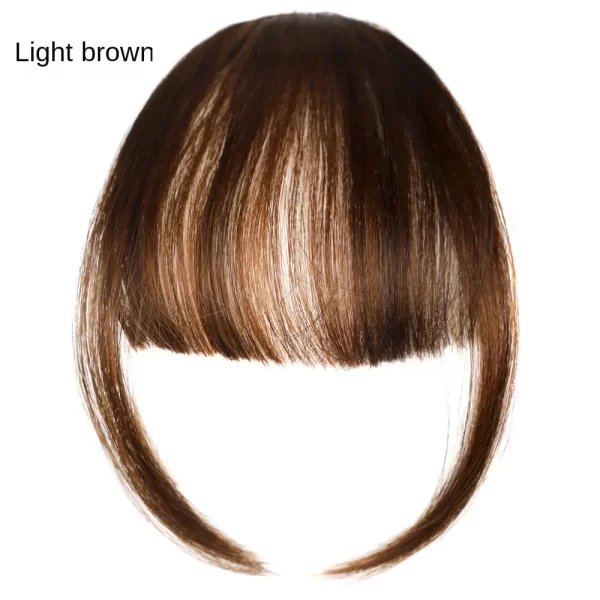 Fake Air Bangs Hair Styling Tools Hair Clip-In Extension Synthetic Hair Fake Fringe Natural False Hairpiece Women Clip In Bangs - Image 10
