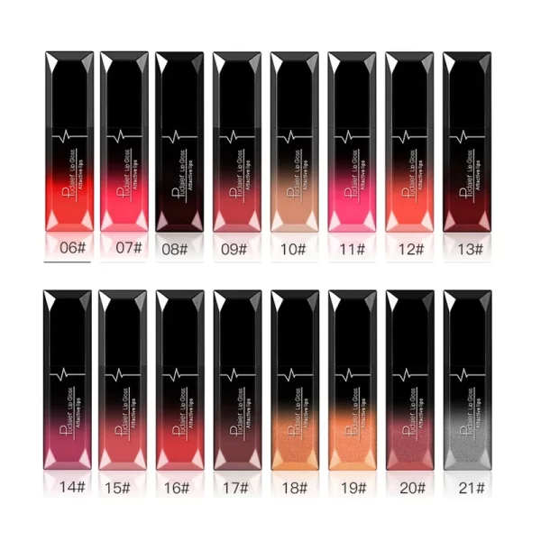 Waterproof Nude Matte Velvet Glossy Lip Gloss Lipstick Lip Balm Sexy Red Lip Tint 21 Colors Women Fashion Makeup Christmas Gifts - Image 3