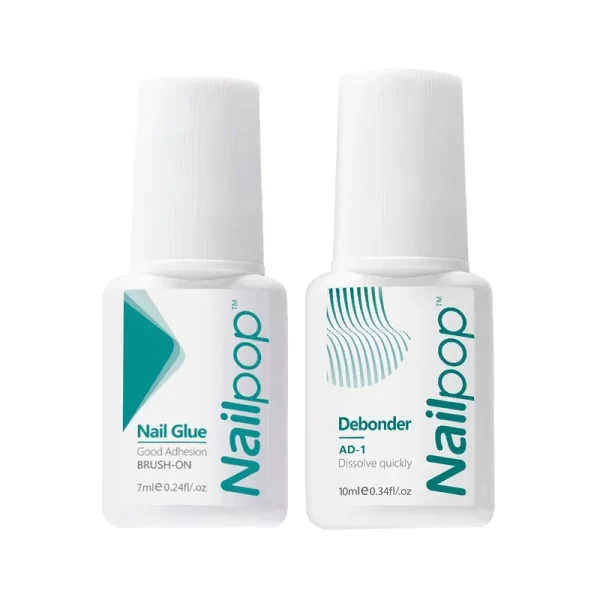 Nailpop Solid Nail Patch Gel Easy Stick Gummy Adhesive Bond UV Glue For American Pose Capsule Tips Strong Adehesion 10ml - Image 12