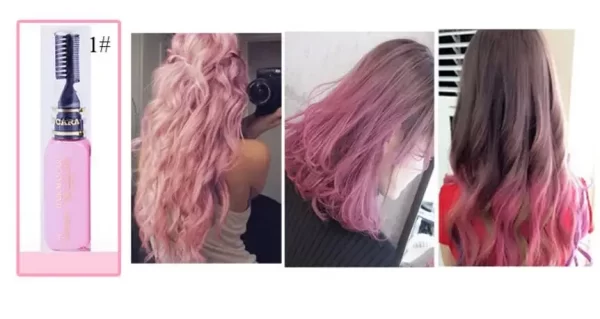 13 Colors One-off Hair Color Dye Temporary Non-toxic DIY Hair Color Mascara Washable One-time Hair Dye Crayons Blue Grey Purple - Image 7