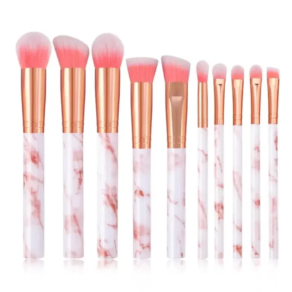 10PCS Professional Makeup Brushes Set Sponge Beauty Sponge for Women Cosmetic Brush Loose Powder Brush Blending Beauty Tools - Image 7