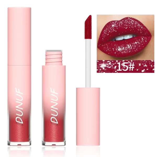 New Matte Glitter Liquid Lipstick Diamond Shiny Lip Gloss Waterproof LongLasting Pearl Lipgloss Women Lip Tint Makeup Maquillaje - Image 16