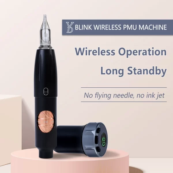 Professional Tattoo Machine Digital YD Blink Wireless Battery PMU Machine Adjustable Tattoo Machine Pen Kit For Tattoo Artists - Image 9