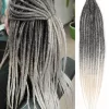 24Inch Dreadlock Extensions Synthetic Loc Extensions 0.6CM 100% Full Head Handmade Permanent Dreadlocks Extension for Men/Women
