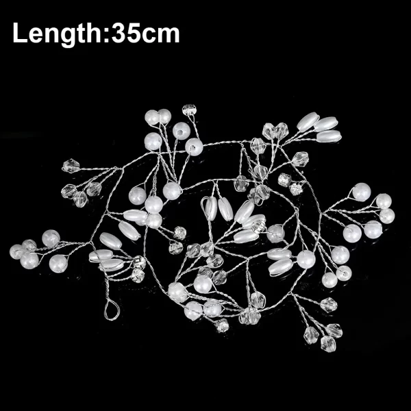 Silver Color Pearl Rhinestone Wedding Hair Combs Hair Accessories for Women Accessories Hair Ornaments Jewelry Bridal Headpiece - Image 17