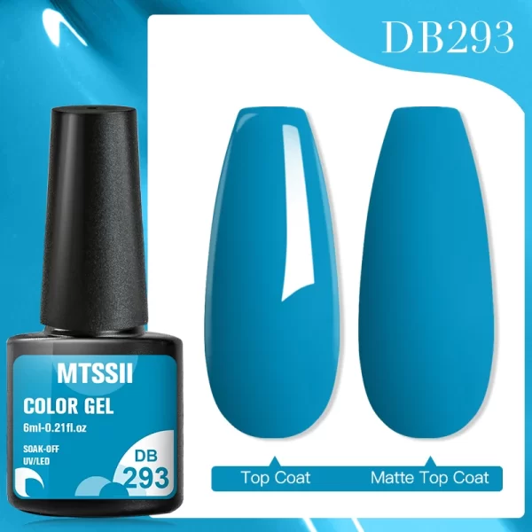 Mtssii 7ml No Wipe Top Base Coat Nail Gel polish Matte Top Coat  Enhancer Varnish Semi Permanent Soak Off UV LED Nail Art Tool - Image 87