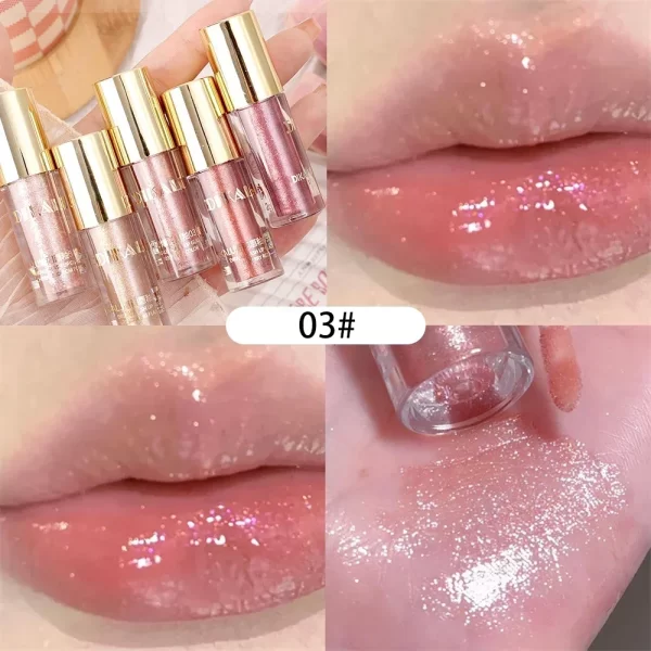 Waterproof Mirror Pearl Lip Gloss Lasting Moisturizing Liquid Lipstick Shine Glitter Diamond Lip Gloss Women Makeup Cosmetics - Image 11