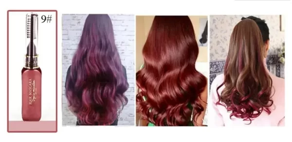 13 Colors One-off Hair Color Dye Temporary Non-toxic DIY Hair Color Mascara Washable One-time Hair Dye Crayons Blue Grey Purple - Image 15