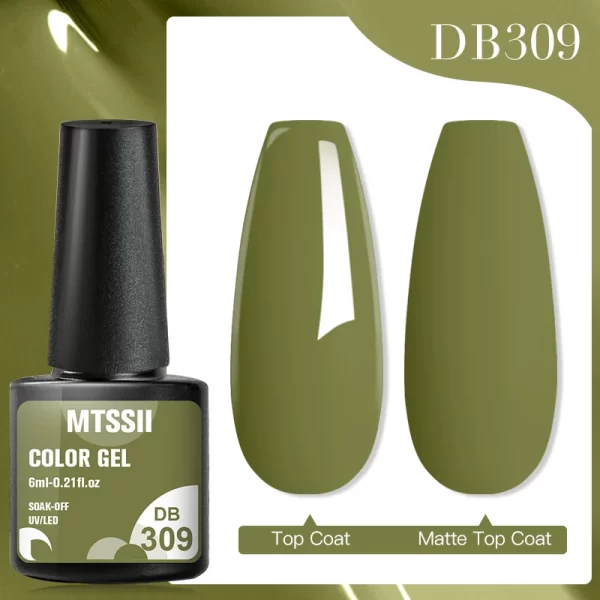 Mtssii 7ml No Wipe Top Base Coat Nail Gel polish Matte Top Coat  Enhancer Varnish Semi Permanent Soak Off UV LED Nail Art Tool - Image 65