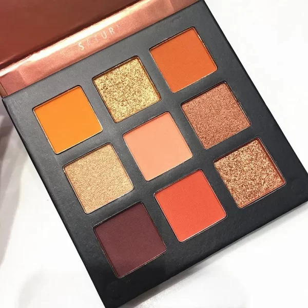 Beauty GLAZED Eyeshadow Palette 9 Color Shimmer Matte Longlasting Waterproof Palette Makeup - Image 5