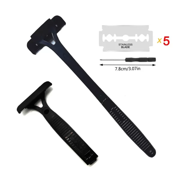 New Men Back Shaver Hair Body Shaver Safety Long Handle Foldable Trimmer Body Leg Long Handle Removal Shaving Razor Tool - Image 8