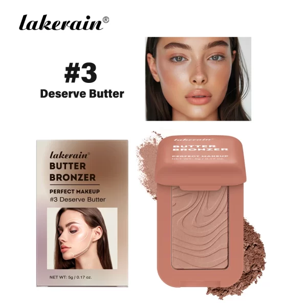 Butter Blush Single Color Matte Natural Cheek Tint Waterproof Face Contouring Cosmetics Blush Powder Face Soft Female Makeup - Image 11