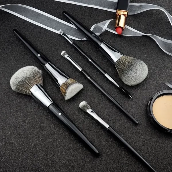 1pc Angled Foundation Makeup brushes Fan Powder Make up brushes 3D Bronzer Blusher stippling brush Eyeshadow Concealer Eyebrow - Image 4