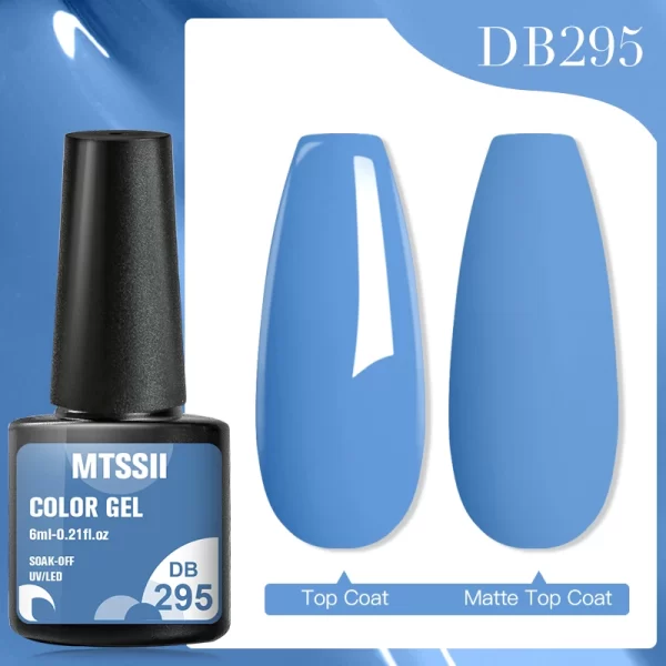 Mtssii 7ml No Wipe Top Base Coat Nail Gel polish Matte Top Coat  Enhancer Varnish Semi Permanent Soak Off UV LED Nail Art Tool - Image 89