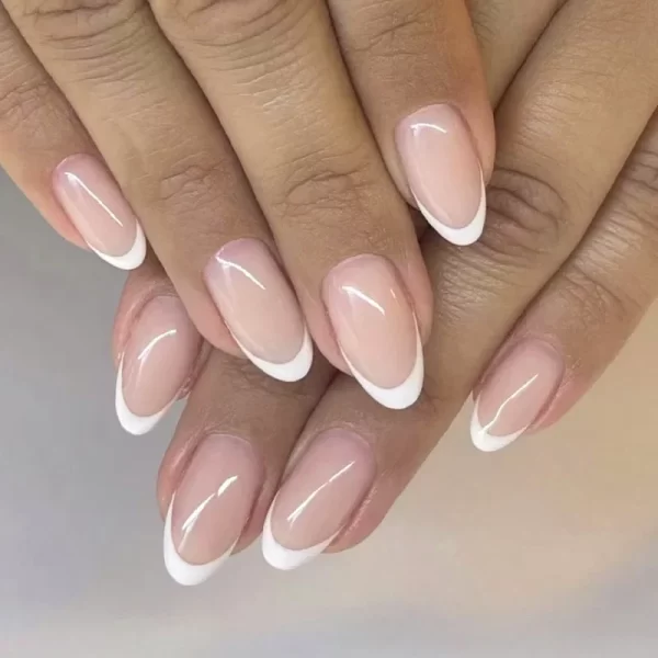 24pcs French Cat Eyes False Nails Almond Head Fake Nails for Manicure Beauty Glitter Shiny Artificial Nail Patch Press on Nails - Image 19