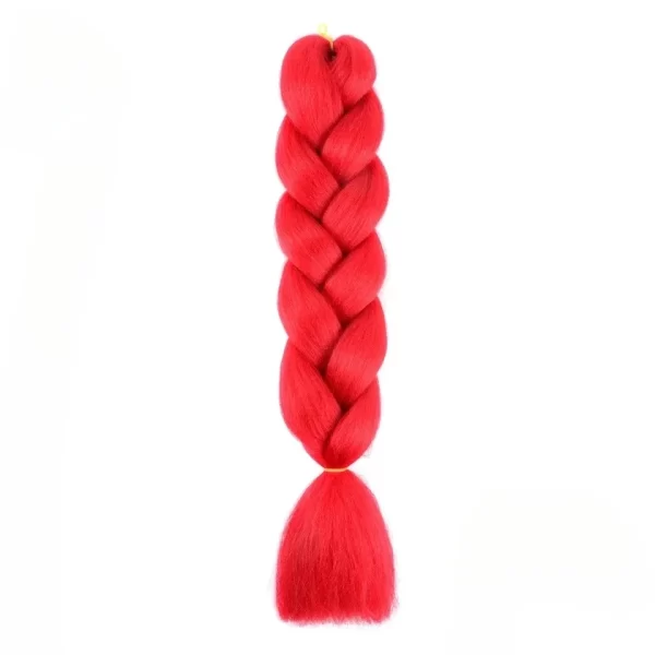 Jumbo Braiding Hair Rainbow Colors Extensions Fiber Mix Four Silky Colorful Twist Hair Extensions Women Colored Synthetic Braids - Image 18