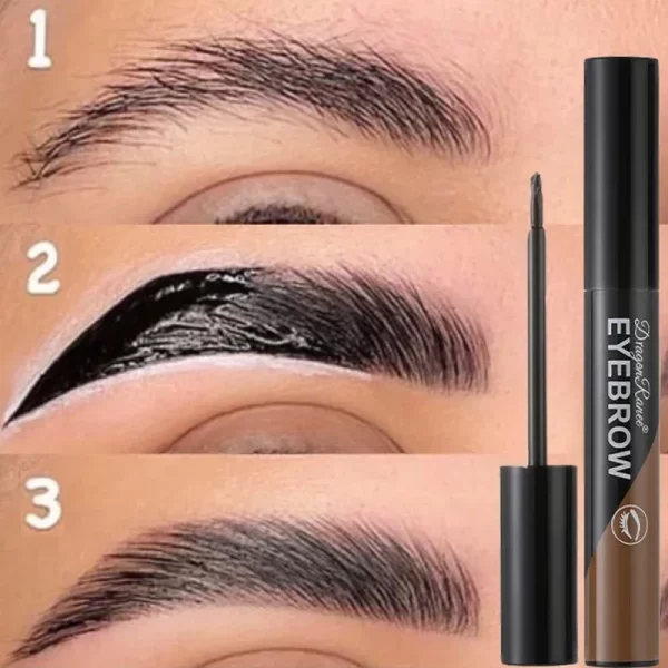 Semi-permanent Peel-off Eyebrow Gel Waterproof Tearing Eyebrow Cream Tattoo Cream Dyeing Eyebrow Cream Tint Dye Makeup Cosmetic - Image 2