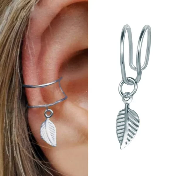 Punk Ear Clip Earrings For Women Jewelry Ear Cuffs Without Hole Fake Piercing Earring Earcuff C-shape Clip On Earrings Brincos - Image 34