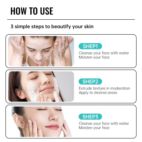 Salicylic Acid Acne Treatment Cream Repair Pimple Spots Deep Cleaning Pore Shrinking Anti-acne Oil Control Moisturizer Skin Care - Image 6