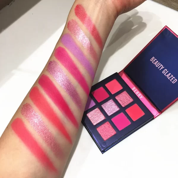 Beauty GLAZED Eyeshadow Palette 9 Color Shimmer Matte Longlasting Waterproof Palette Makeup - Image 21
