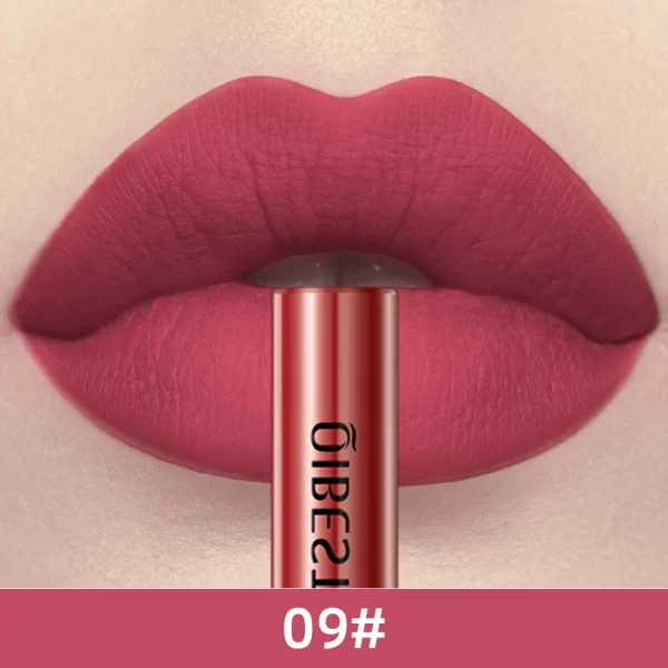 QIBEST Matte Liquid Lipstick Waterproof Long Lasting Velvet Mate Nude Red Lip Gloss Lint Tube Makeup Cosmetic Lipsticks Lipgloss - Image 10